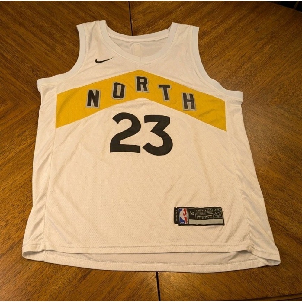 Fred VanVleet White Toronto Raptors NBA Nike Jersey Swingman 50